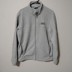 Columbia Men's Zip Up Gray Sweater